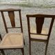 Chaises en cannage année 30-40