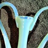 Opaline vase opalescent color