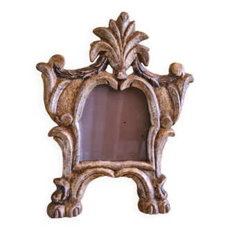 Italian Louis XV Gilded Wooden Frame, 18th Century
