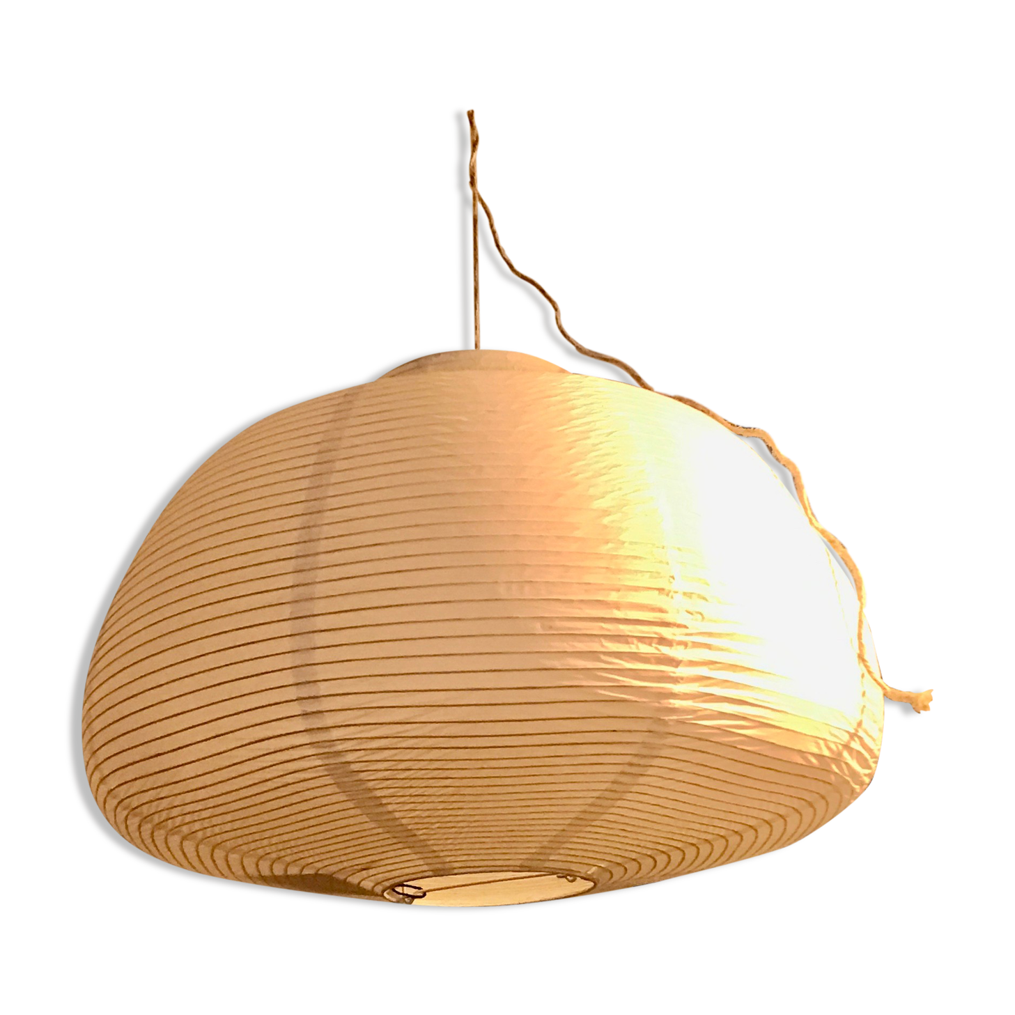 Oval paper suspension