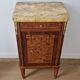 Low furniture marquetry style louis XVI