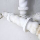 pair of alabaster columns