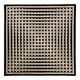 Marcello Morandini carpet kinetic art tufted wool 1989