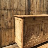 Low solid wood sideboard - large format