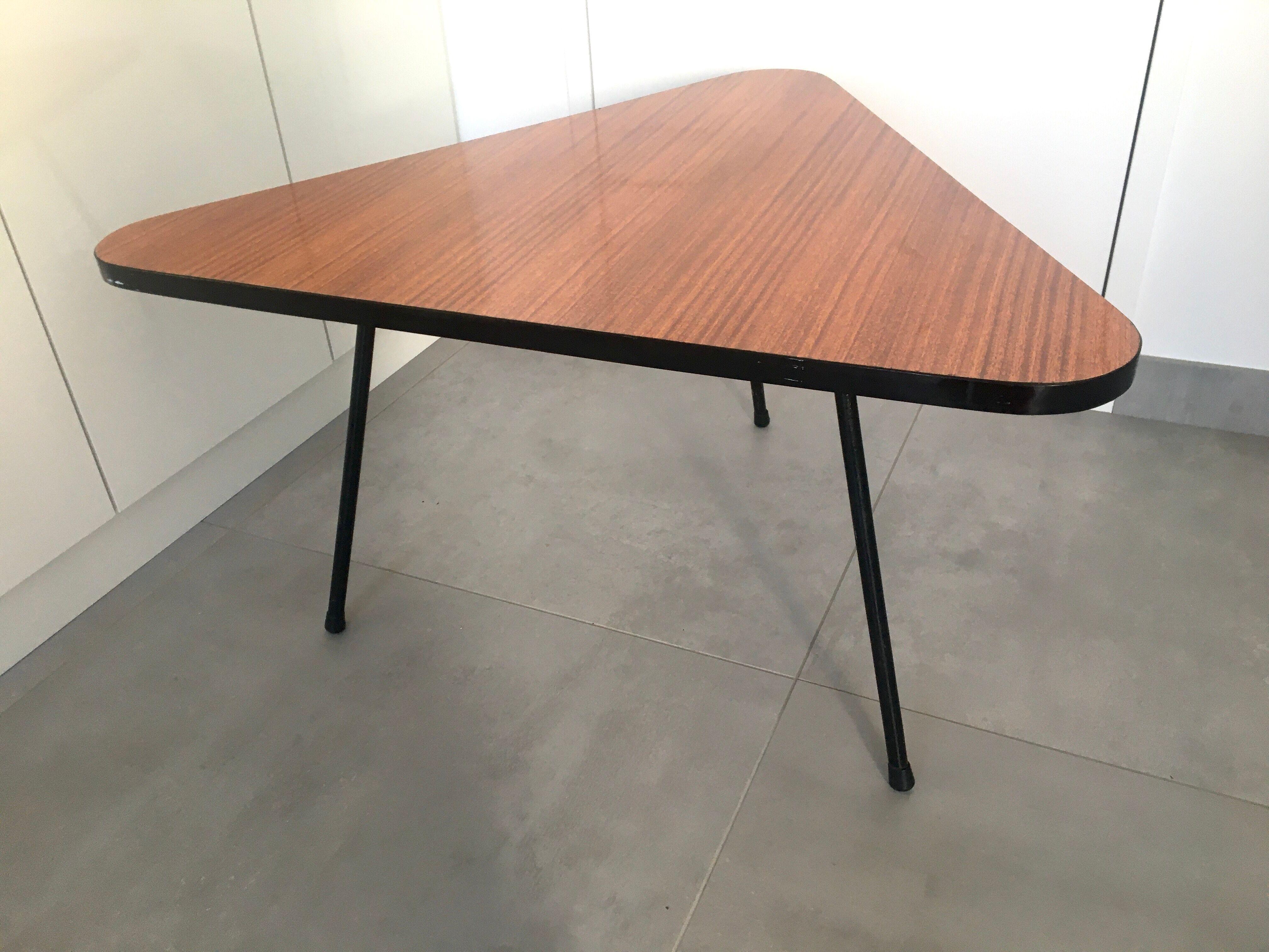 Vintage formica coffee table and steel