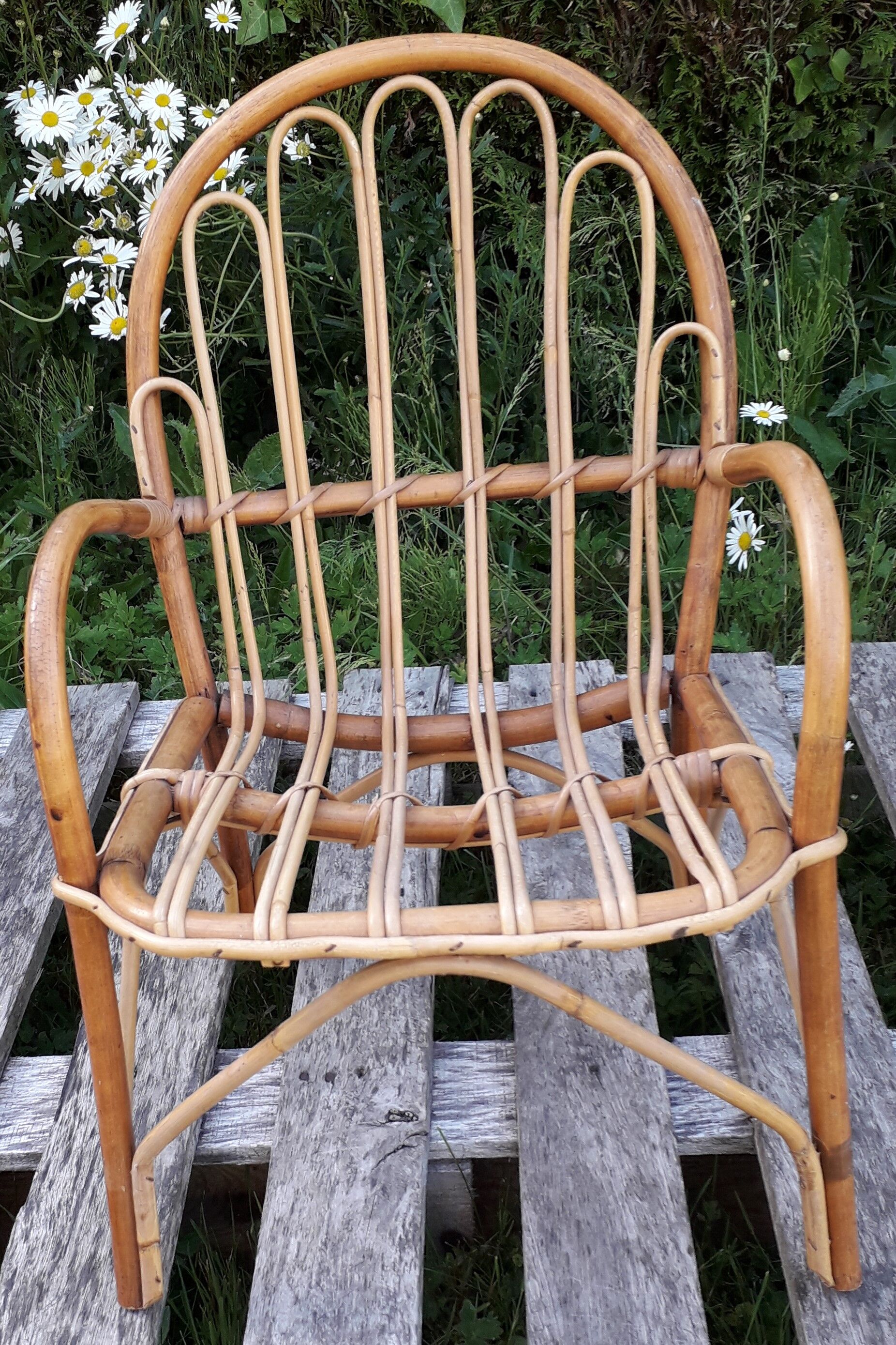 child rattan armchair