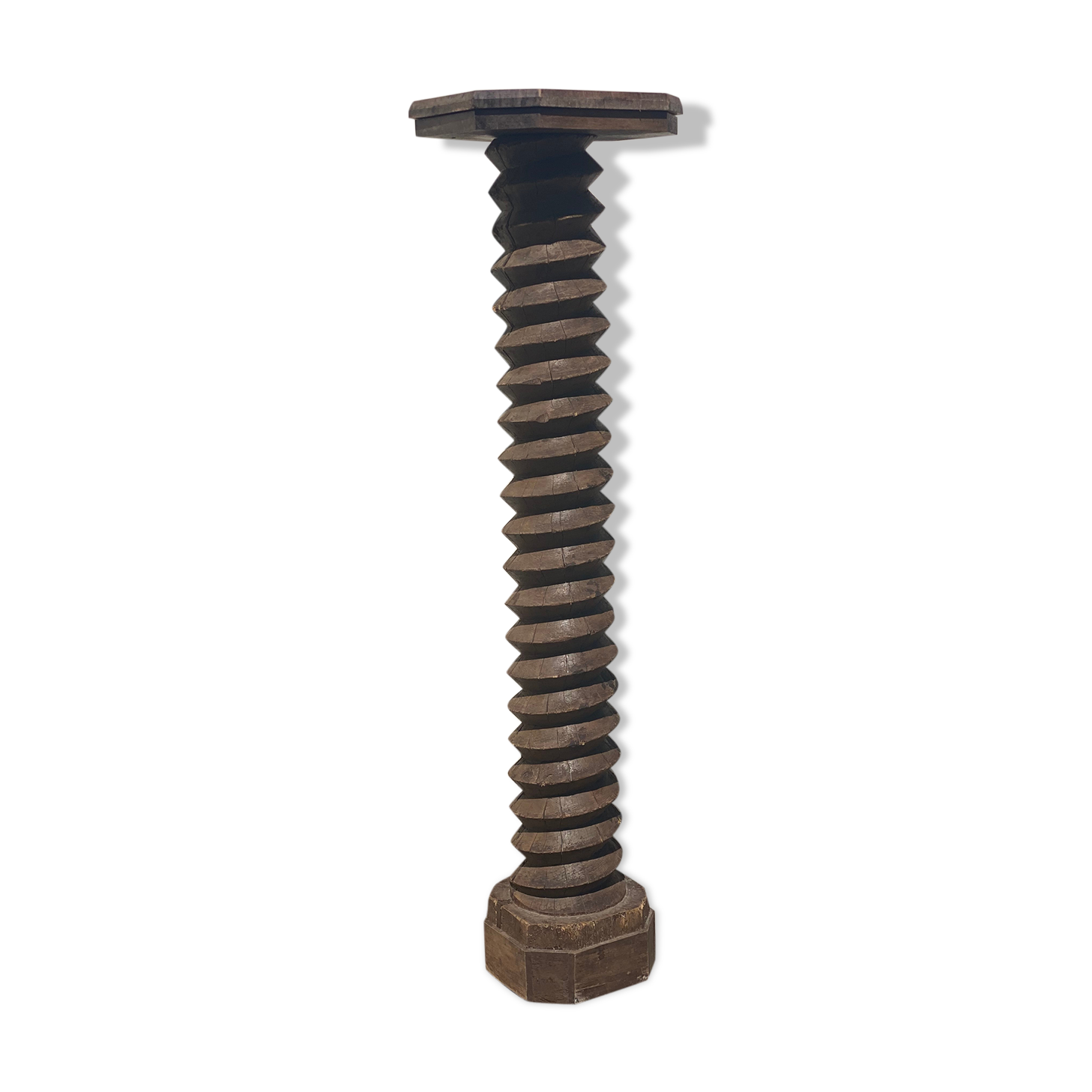 Totem or Harness made with an old press screw late nineteenth century