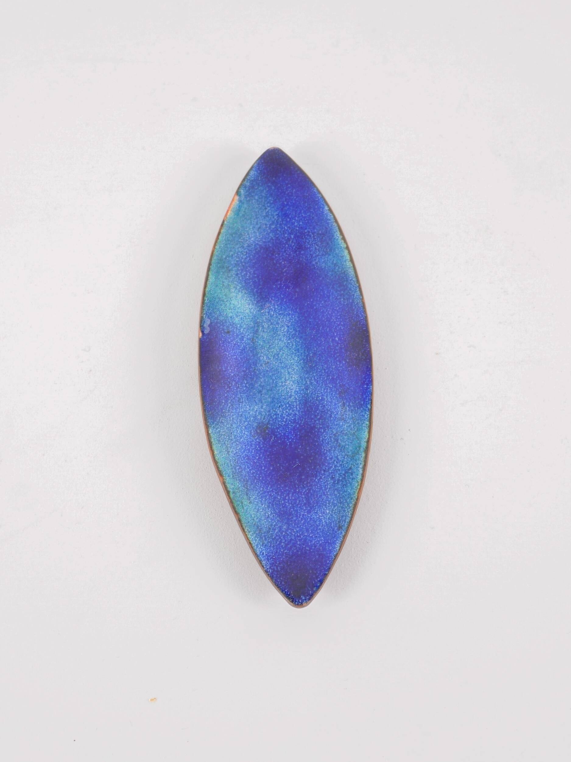 Paolo de poli - set of 3 enamelled copper trays italy, 1960