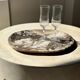 Very large pocket or dish in petrified wood