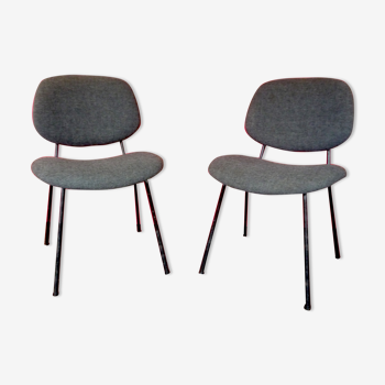 Paire de chaises vintage Olivetti - Arredamenti Metallici