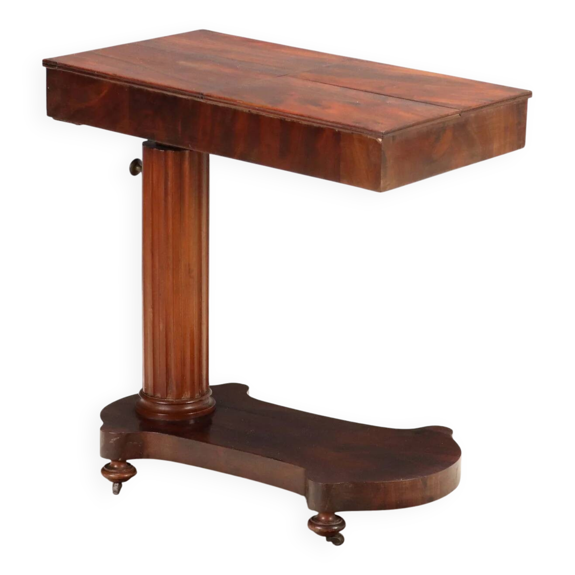 Victorian English mahogany side table, 19th century.