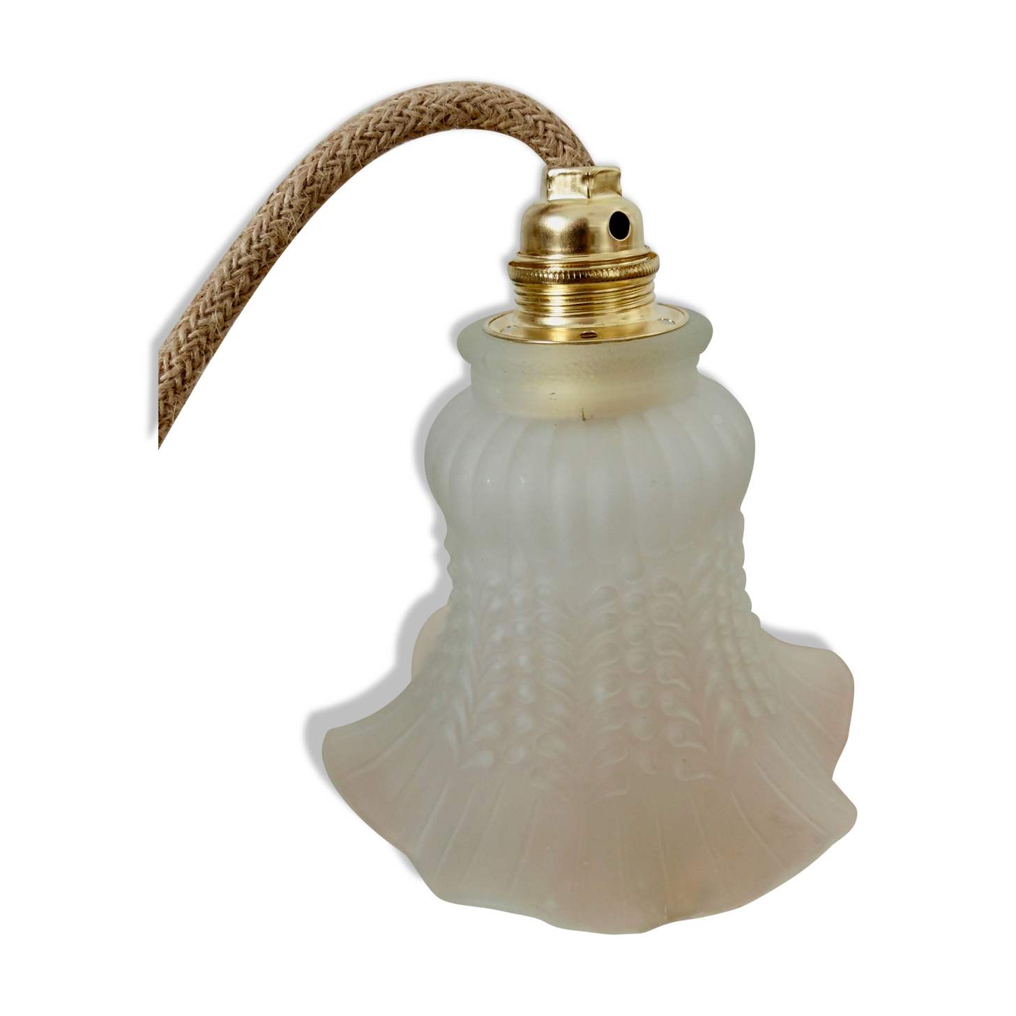 Hand lamp tulip suspension