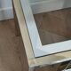 Trio of fully restored brass nesting tables