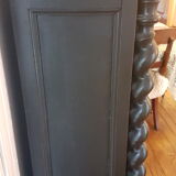 Painted wood library