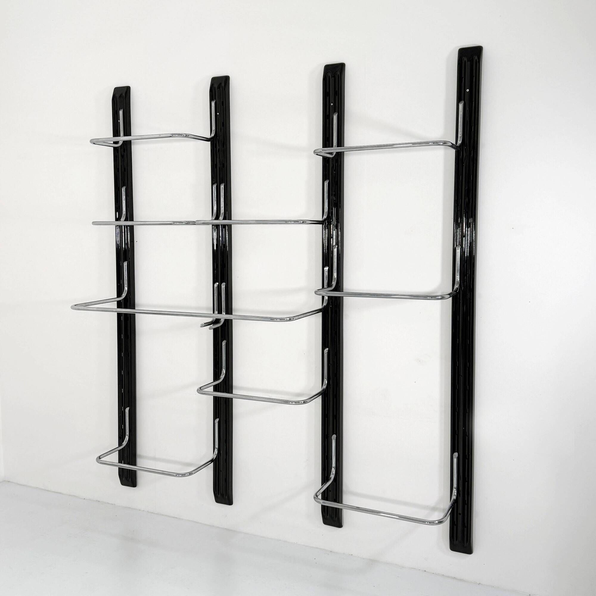 Speedy modular shelving unit by Alberto Rosselli for Saporiti, 1970