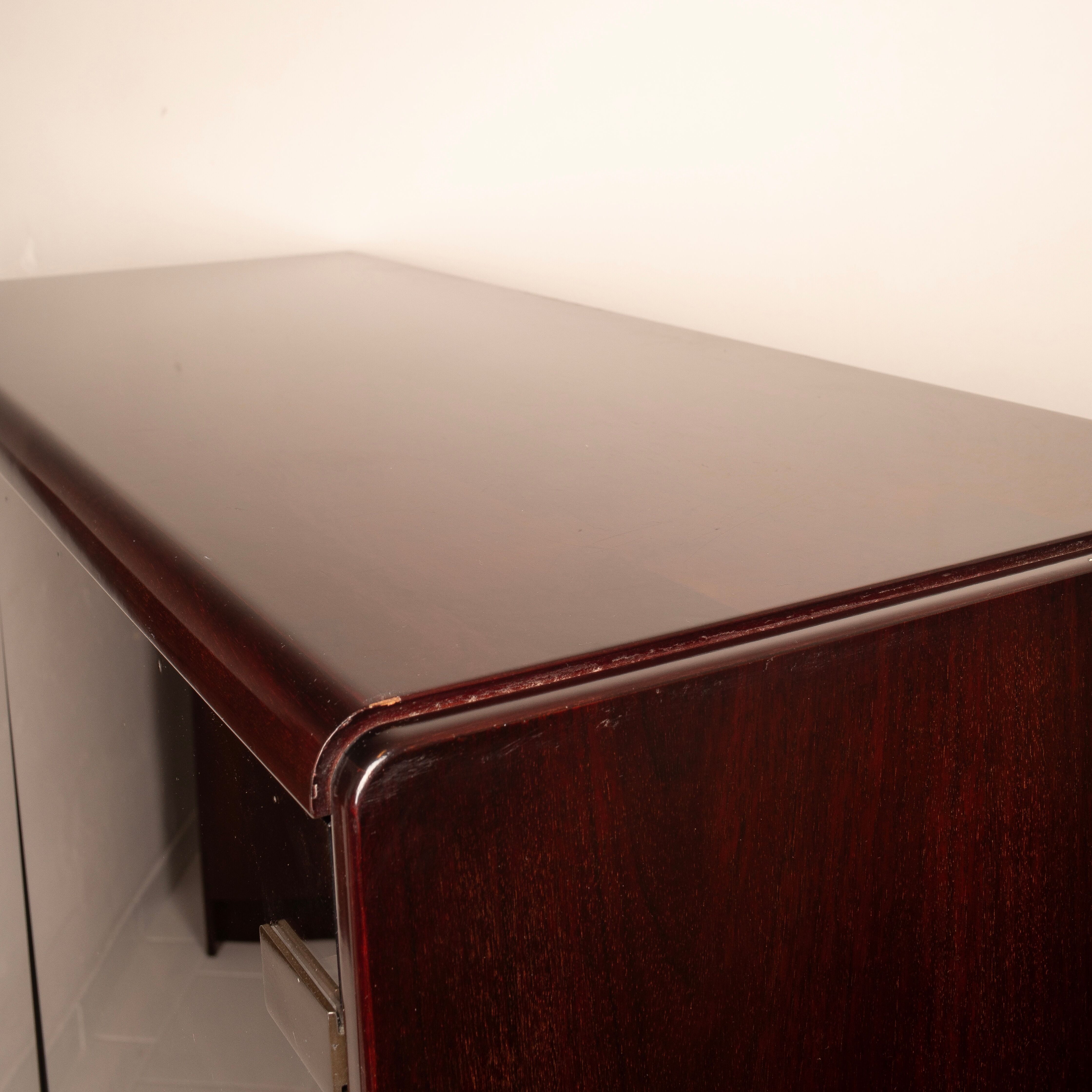 African Rosewood Daniel Cabinet by Paolo Piva for FAMA