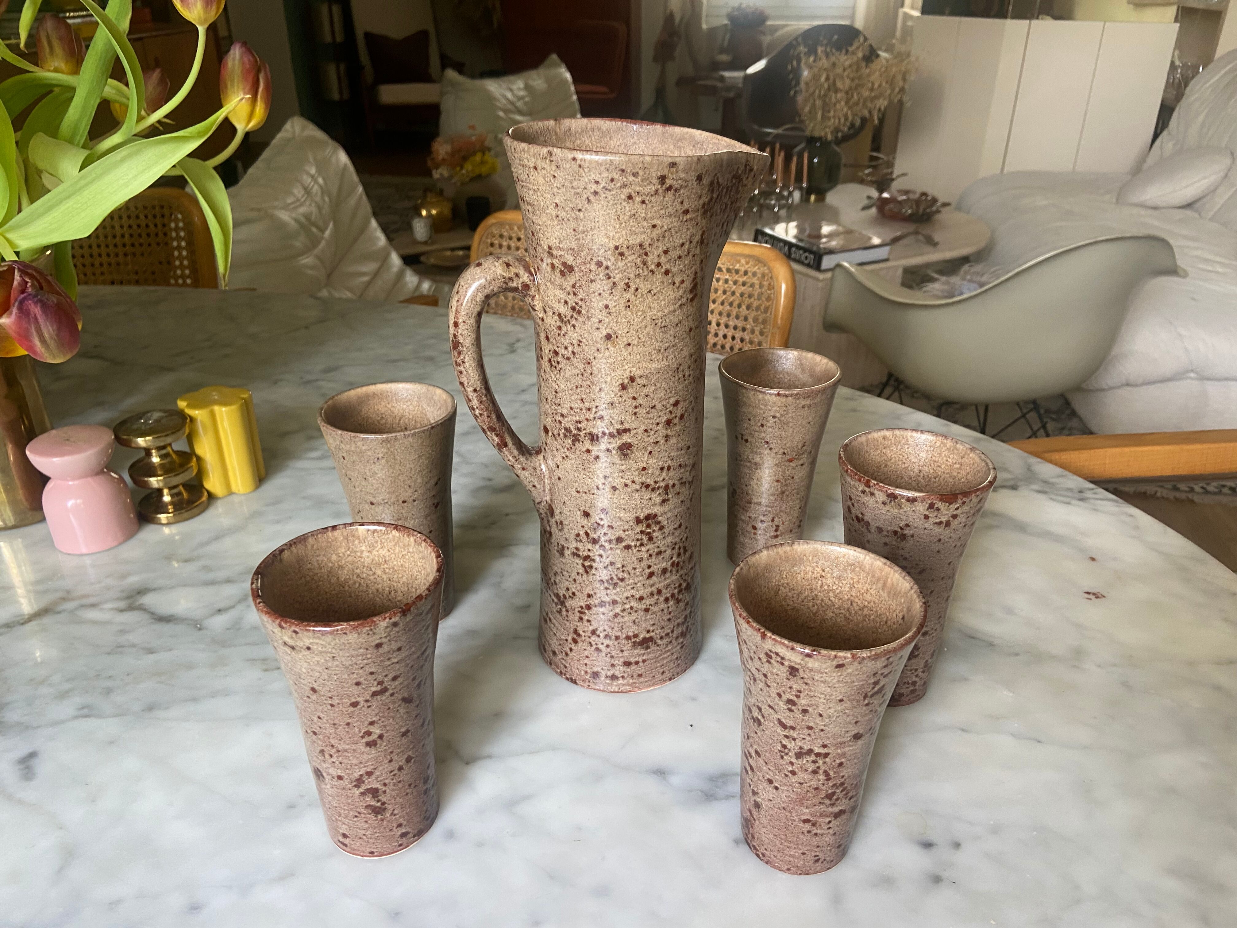 Gladys sandstone orangeade service from the 70s