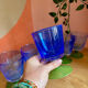 6 verres bullé Villeroy & Boch Serra Blue