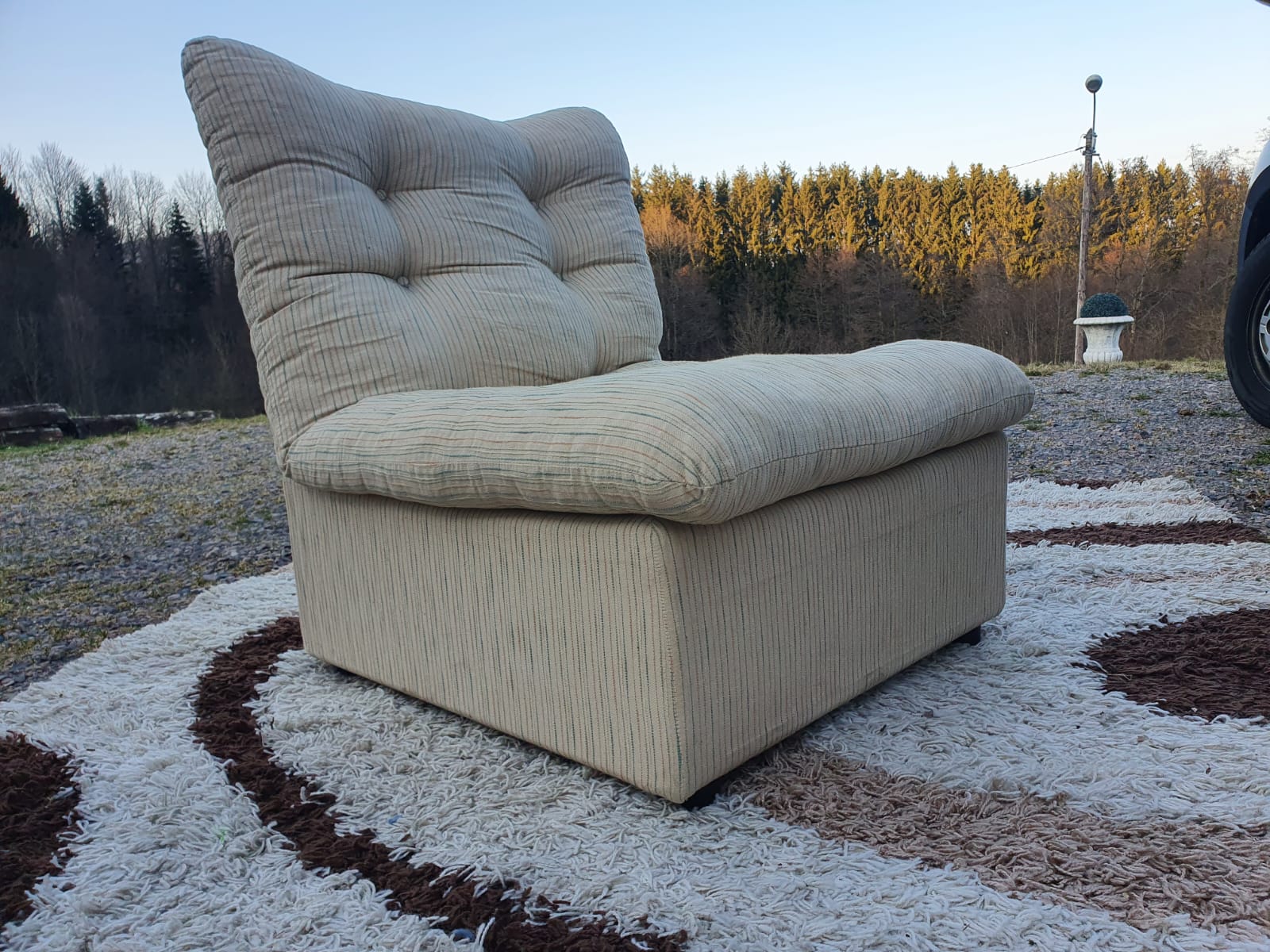 Vintage 70s fireside chair