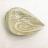 Marbled ceramic soap dish
