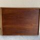 Painted wood tray
