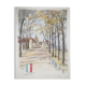 René LEVERD: Switzerland, Château de Colombier, original signed watercolour.