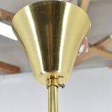 Mid-century design brass and resin pendant, 1960s / Hungary