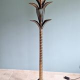 Banana tree floor lamp in brass, Henri Fernandez, 1970s
