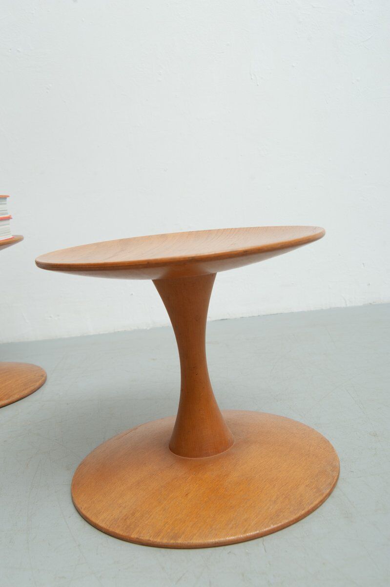 Set of 2x stools by Nanna Ditzel for Kolds Sawmill, 1960s