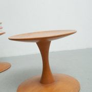 Set of 2x stools by Nanna Ditzel for Kolds Sawmill, 1960s