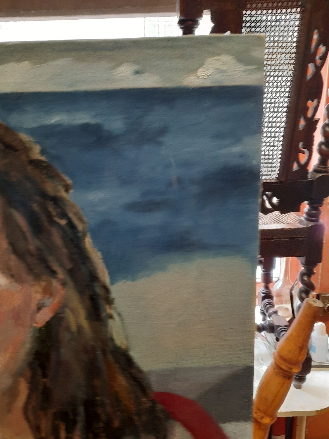 Portrait painting of a woman