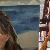 Portrait painting of a woman