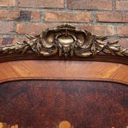 Grand miroir de cheminée français du 19ème siècle