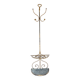 Art Deco coat rack and umbrella stand in gilt iron, 1930s