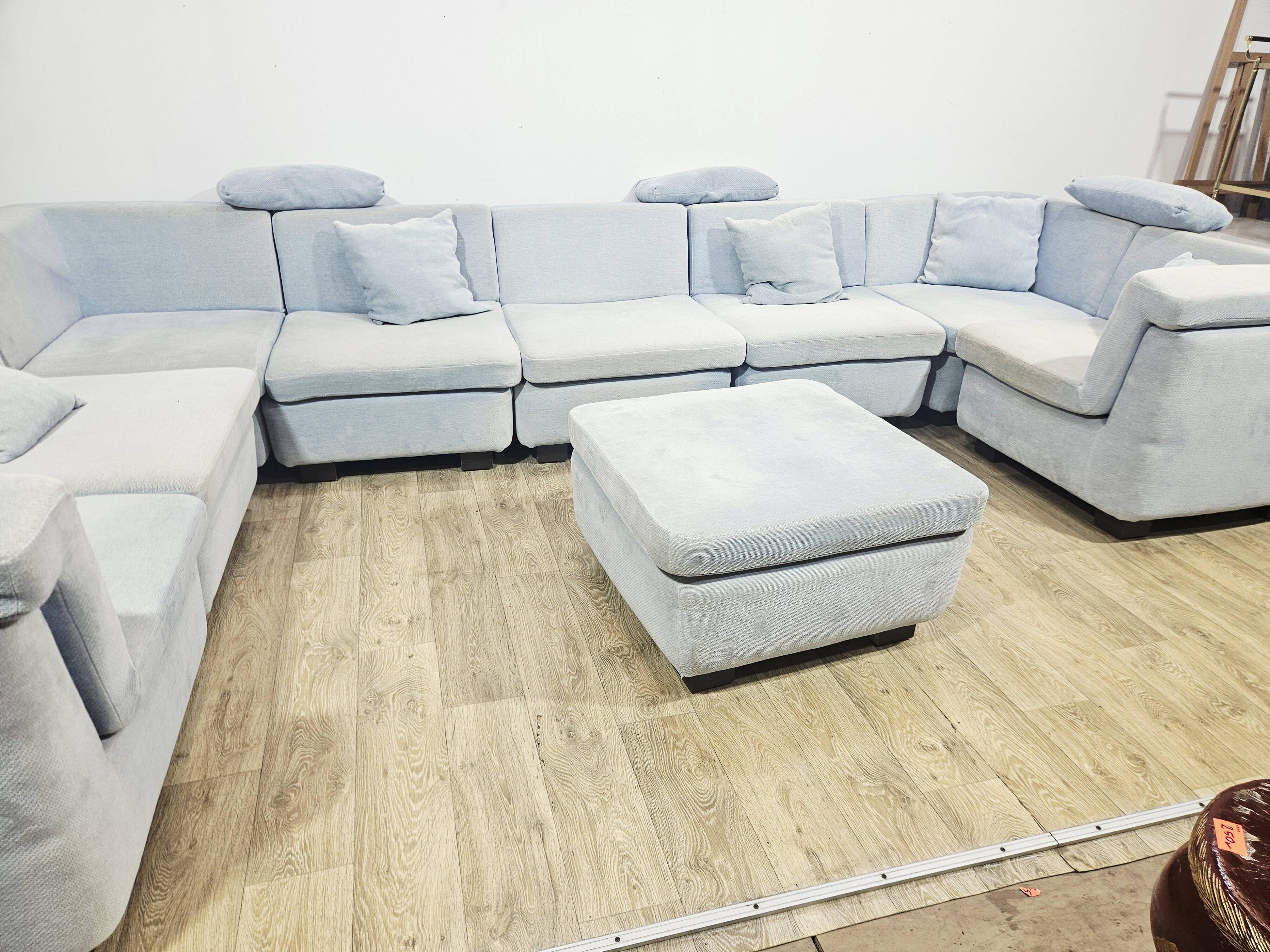Rolf Benz modular corner sofa, 1970s.