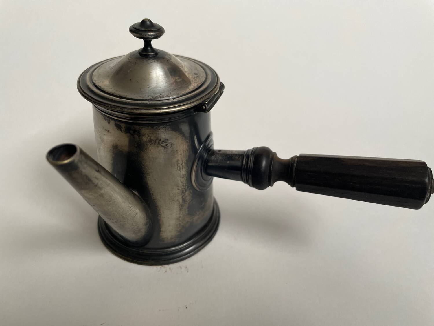 Christofle chocolate pot, silver-plated metal