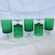 Set of 5 wine glasses Luminarc Arcoroc year 1970