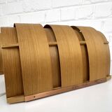 Pair of V155 wall lights in pine by Hans-Agne Jakobsson, Sweden, 1960.