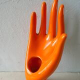 Hand ring sizer, praticality ceramic orange