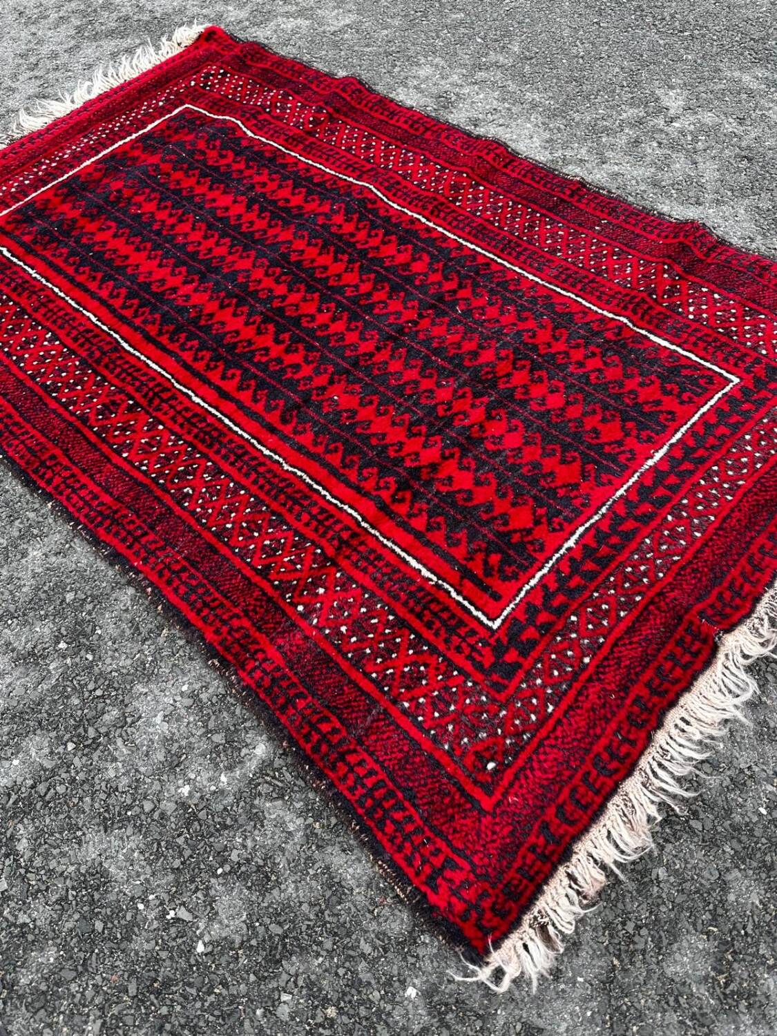 Handmade Afghan rug