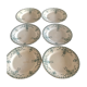 Flat plates in opaque porcelain from Gien "Venice"