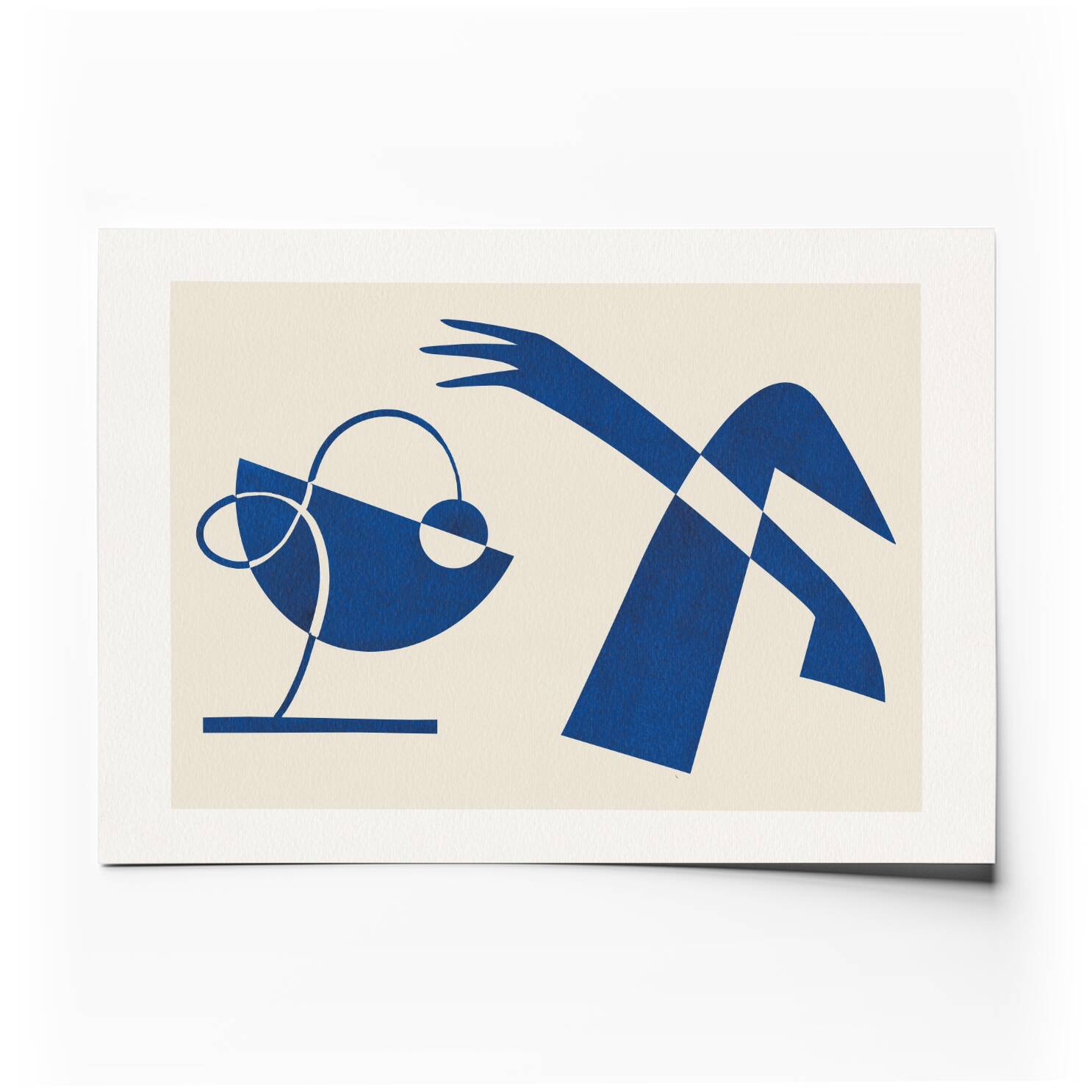 The Swan Song, Limited Edition, Minimalist Abstract Art Poster