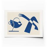 The Swan Song, Limited Edition, Minimalist Abstract Art Poster