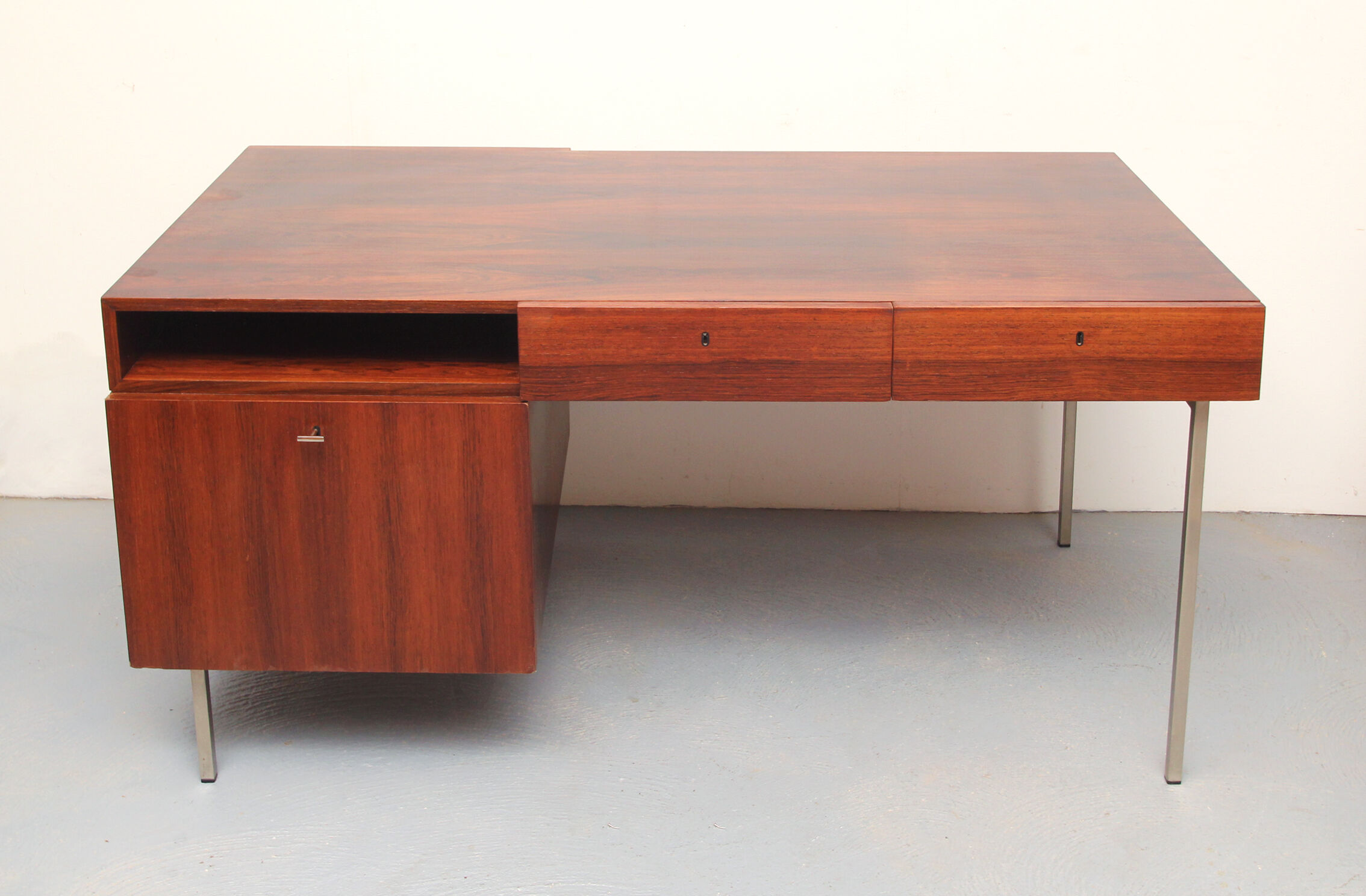 1970s desk in rosewood