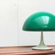 Mid-century green Italian table lamp Toledo by Luigi Massoni for Guzzini, 1960s.