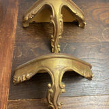 Pair of wall consoles