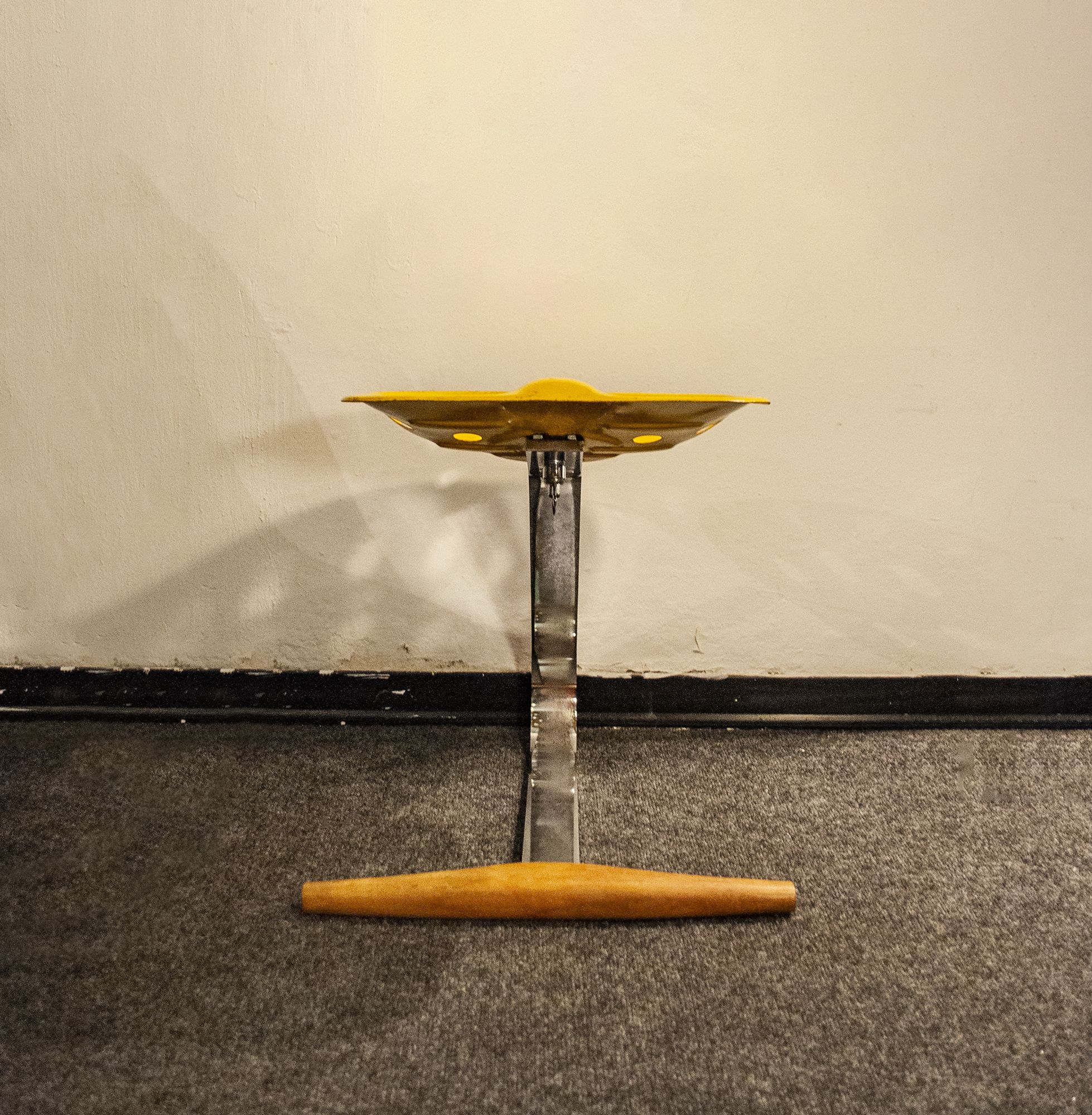 Pair of Mezzadro stools by Achille Castiglioni for Zanotta Italia 1950s