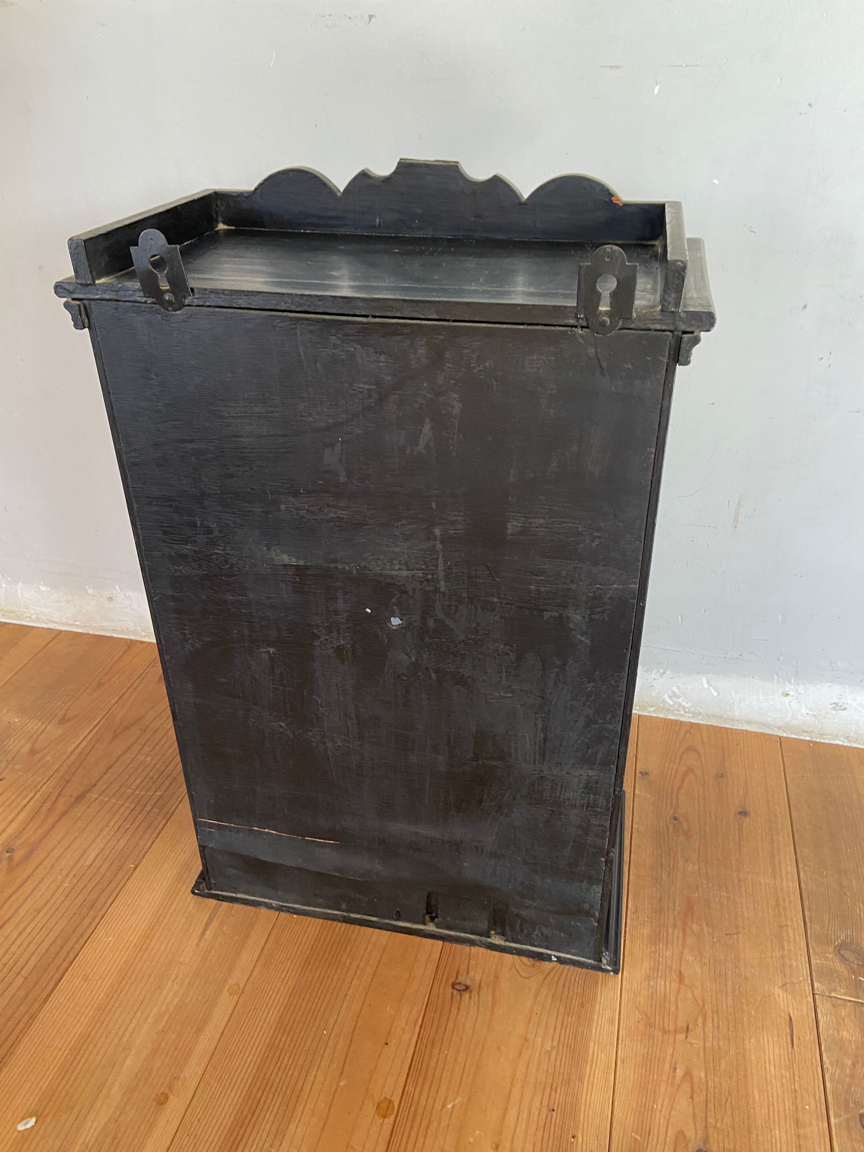 Black antique medicine cabinet