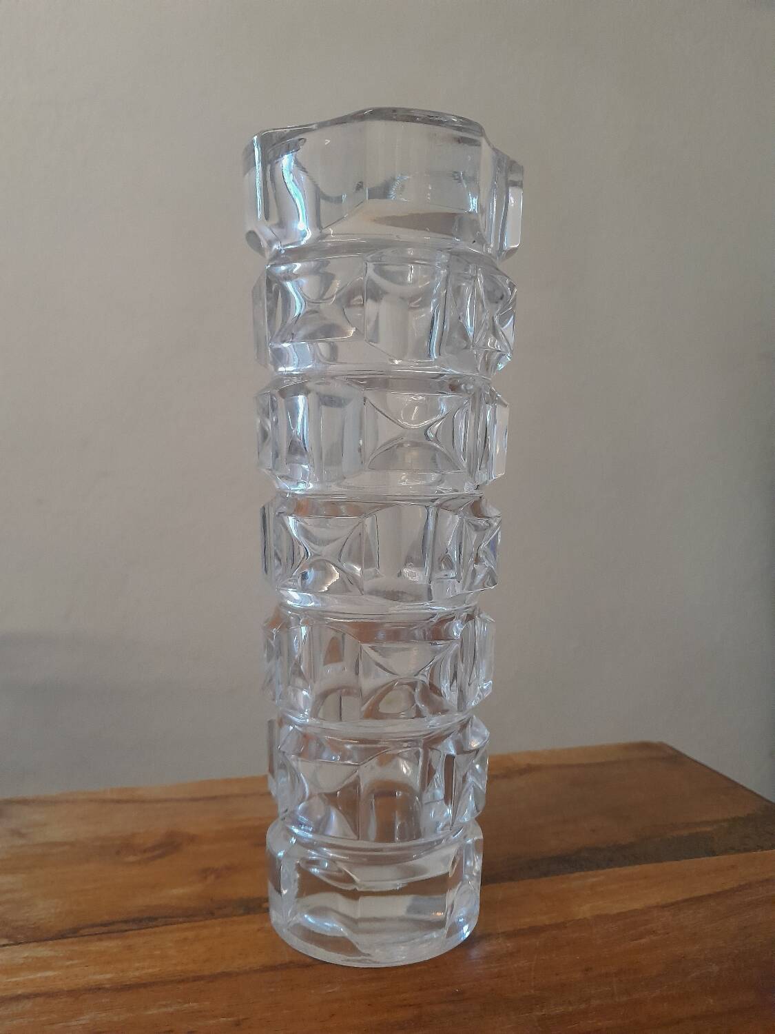 Vintage crystal vase