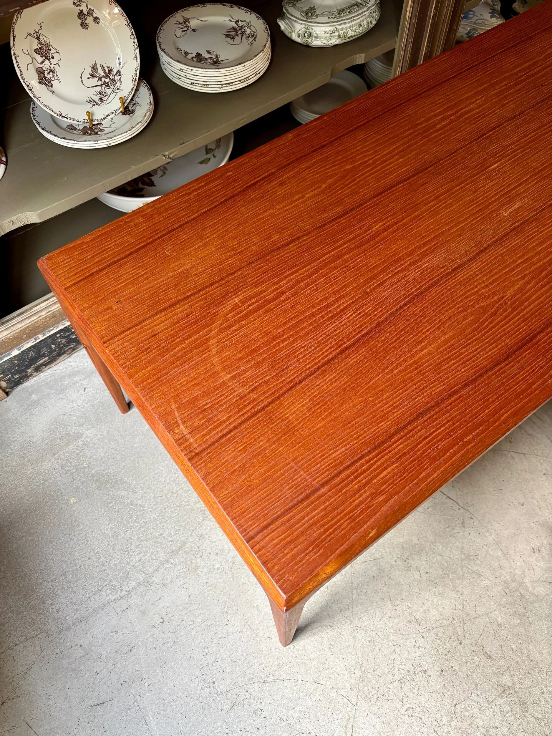 Scandinavian teak coffee table attributed to Johannes Andersen, circa 1960.